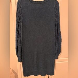 Green/teal sweater dress